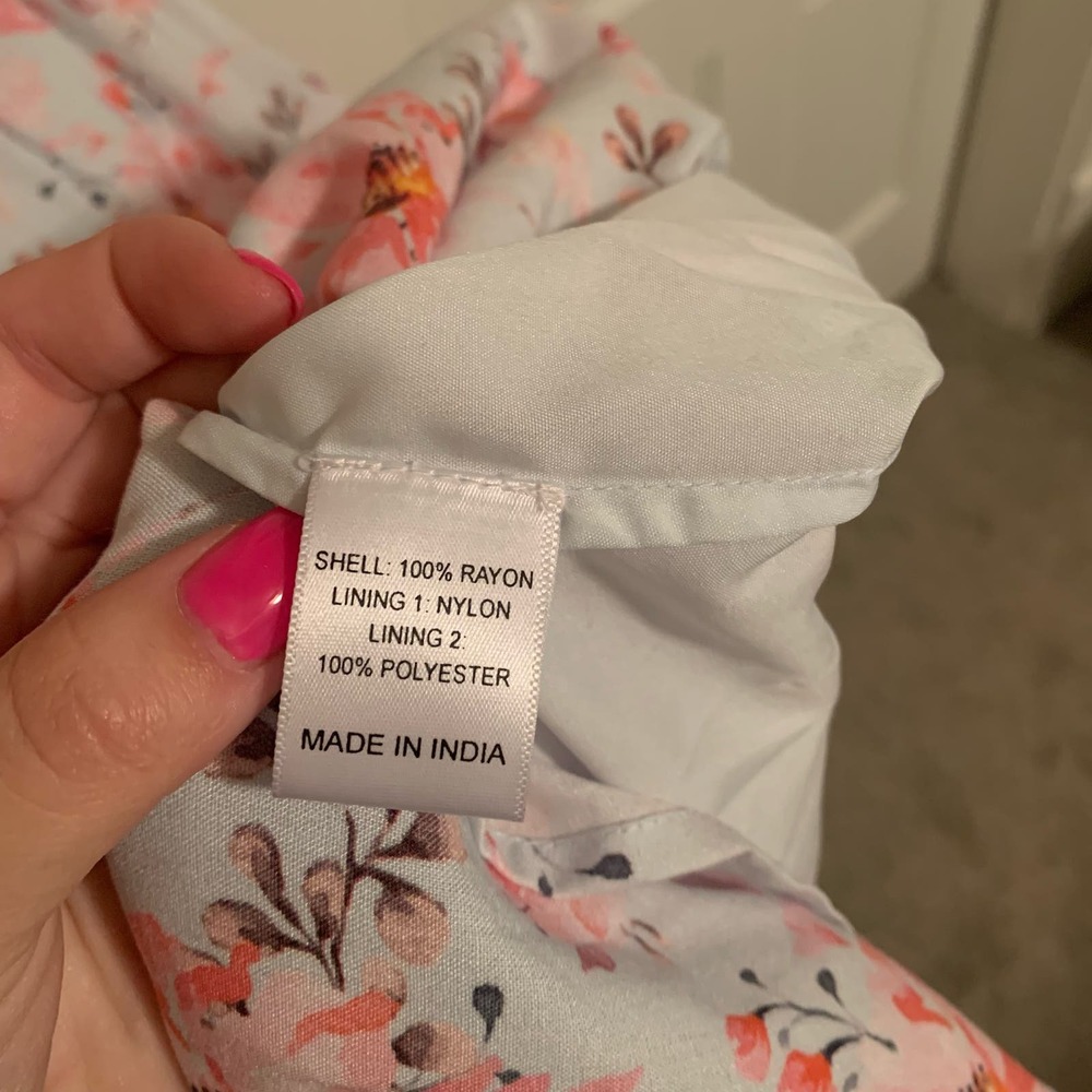 Ivy City Co. Ballerina Dress NWT Pink Blossom Size Medium Floral Spring Midi - Picture 14 of 15
